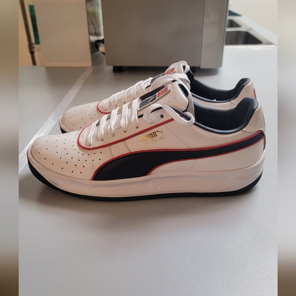 puma gv special black and red